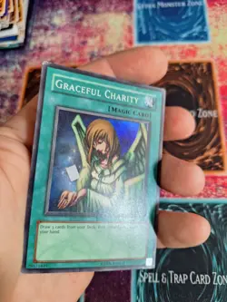 Yu-Gi-Oh! TCG Graceful Charity SDP-040 Super Rare Unlimited MP - Image 4