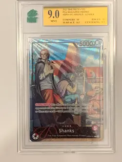 One Piece TCG Shanks OP09-001 PSA Limited Edition July 2025 Promo MNT 9 [176821] - Image 1