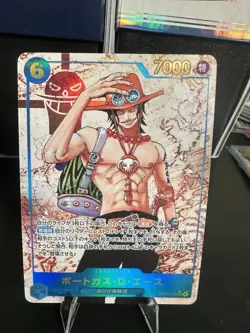 One Piece Portgas D. Ace OP13-119 SEC (ALT ART) Carrying on His Will Japanese - Image 1
