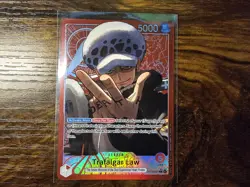 Trafalgar Law OP14-001 Leader Alt Art OP-14 The Azure Seas Seven One Piece TCG - Image 1