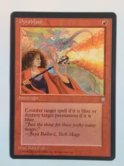 Pyroblast Ice Age NM x1 MTG Magic the Gathering Card - Image 1