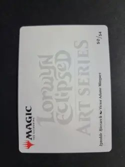 Ignoble Hierarch 50/54 MTG Lorwyn Eclipsed Art Series Card - Image 2