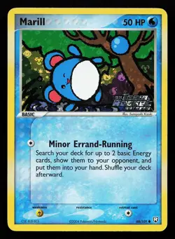 Marill 68/109 Reverse Holo Stamped Team Rocket Returns Pokemon Card - Image 1