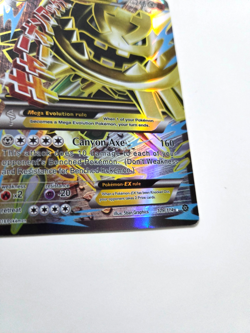 Pokemon Mega Card Steelix EX 109/114 Full Art TCG XY Steam Siege - Image 4