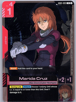 Marida Cruz - Newtype Rising (GD01-093) R - Gundam Card Game - Image 1