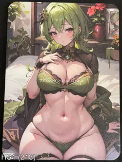 🔥 HS1 213 Colllei Genshin Impact Hot & Spicy Waifu Anime A6 Board Card - Image 1