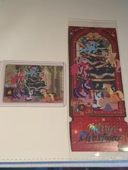 My Little Pony MANE 6 Christmas Promo Card YH-PR-027 Kayou Card Plus Ticket. - Image 1