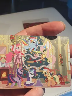 My Little Pony MANE 6 Christmas Promo Card YH-PR-027 Kayou Card Plus Ticket. - Image 4