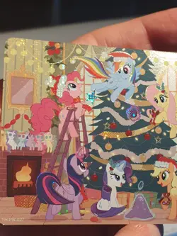 My Little Pony MANE 6 Christmas Promo Card YH-PR-027 Kayou Card Plus Ticket. - Image 5
