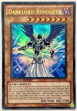 LC02-EN004 Darklord Asmodeus - Ultra Rare 1st Edition Near Mint YuGiOh Card - Image 1