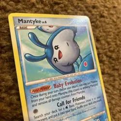 Pokemon Card Mantyke (55/130) Diamond and Pearl Uncommon Non-Foil - Image 4