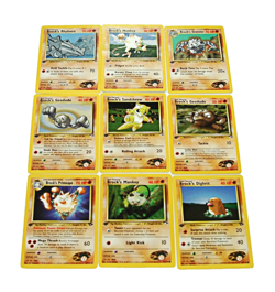 Brock's Pokemon Lot 9 1st Editions Gym Heroes & Gym Challenge Non-Holo Cards LP - Image 2