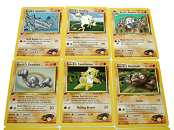 Brock's Pokemon Lot 9 1st Editions Gym Heroes & Gym Challenge Non-Holo Cards LP - Image 3