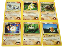 Brock's Pokemon Lot 9 1st Editions Gym Heroes & Gym Challenge Non-Holo Cards LP - Image 4