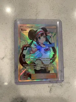 Pokemon TCG Rosa 236/236 Cosmic Eclipse Sun & Moon Full Art Ultra Rare Card Mint - Image 1