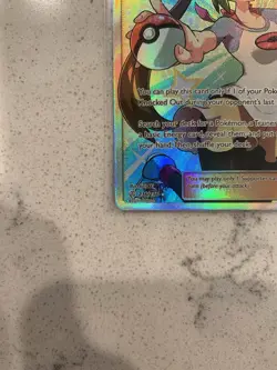 Pokemon TCG Rosa 236/236 Cosmic Eclipse Sun & Moon Full Art Ultra Rare Card Mint - Image 3