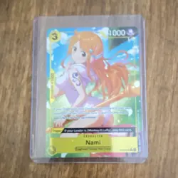 Bandai One Piece Card Game Nami Character Card ST10-008 1000 Power - Image 1