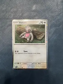 Slakoth 160/193 Cosmos Holo Exclusive Promo Paldea Evolved Pokemon Card-NM!! - Image 1