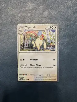 Vigoroth 161/193 Cosmos Holo Exclusive Promo Paldea Evolved Pokemon Card-NM!! - Image 1