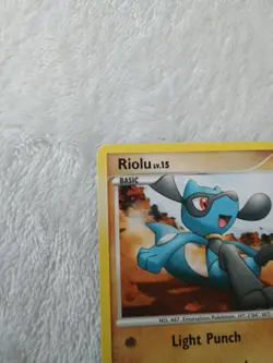 Pokemon Card 2009 SDCC Riolu 91/127 Platinum Comic Con Exclusive Promo Rare Card - Image 3