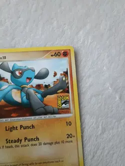 Pokemon Card 2009 SDCC Riolu 91/127 Platinum Comic Con Exclusive Promo Rare Card - Image 4