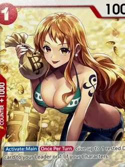 Nami ST01-007 Tournament Pack Vol. 3 Pre-Release (Centered) MINT Promotion Card - Image 1