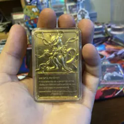 Vintage 1999 Burger King Pokemon 23k Gold Plated Mewtwo Collectible Card - Image 2