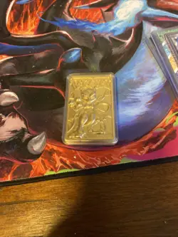 Vintage 1999 Burger King Pokemon 23k Gold Plated Mewtwo Collectible Card - Image 3