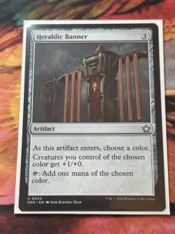 1x Heraldic Banner NM Eng MTG - Foundations - Image 1