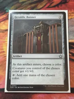 1x Heraldic Banner NM Eng MTG - Foundations - Image 2