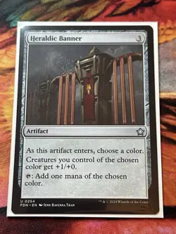1x Heraldic Banner NM Eng MTG - Foundations - Image 4