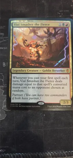 MtG Vial Smasher the Fierce FOIL C16 - Image 1