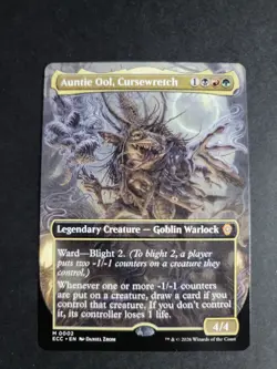 Auntie Ool, Cursewretch (Borderless) Mythic MTG Lorwyn Eclipsed Commander - Image 1