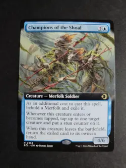 Champions of the Shoal (Extended Art) Rare MTG Lorwyn Eclipsed - Image 1