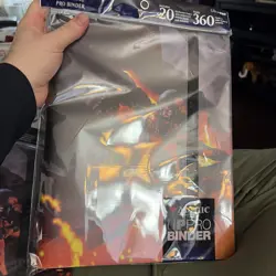 SET OF 2-Magic The Gathering Lord Of The Rings 9 Pocket Binder Ultra Pro Sealed - Image 1