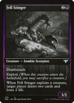 [MTG] Fell Stinger (379) (DBL) LP-HP - Image 1