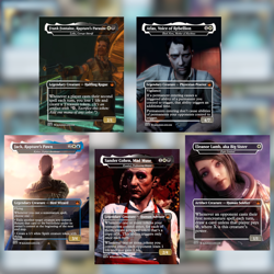 Bioshock X MTG Custom Altered Art | Full 126 Politics EDH Deck | w Custom Tokens - Image 2