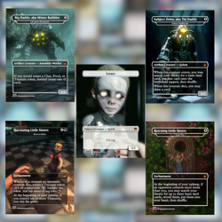 Bioshock X MTG Custom Altered Art | Full 126 Politics EDH Deck | w Custom Tokens - Image 3