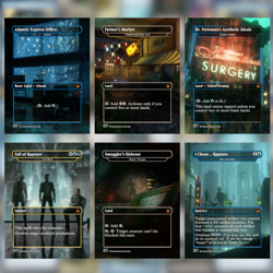 Bioshock X MTG Custom Altered Art | Full 126 Politics EDH Deck | w Custom Tokens - Image 5
