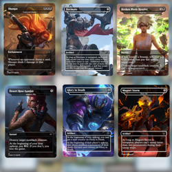 Noxus X MTG Custom Altered Art | Full 108 Stax/Wheel EDH Deck | w Custom Tokens - Image 3
