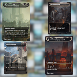 Noxus X MTG Custom Altered Art | Full 108 Stax/Wheel EDH Deck | w Custom Tokens - Image 4