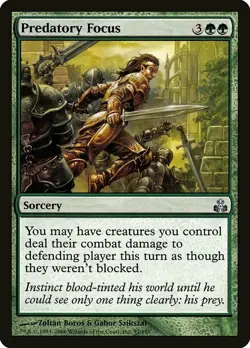 1x Predatory Focus - NM English MTG - Guildpact - Image 1