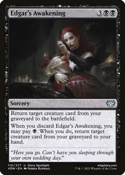 [MTG] Edgar's Awakening (Foil) (110) (VOW) LP-HP - Image 1