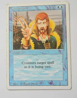 COUNTERSPELL : MTG : REVISED : 1994 : VERY GOOD/FINE : SEE PHOTO'S - Image 1