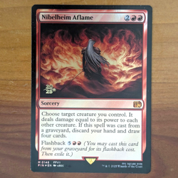 Nibelheim Aflame - Prerelease Foil Promo - Final Fantasy VII MTG FF7 - Image 1