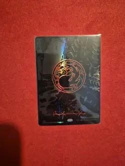 Mountain (Phyrexian) - Full Art Oil Slick Raised Foil) Phyrexia: All Will Be One - Image 2