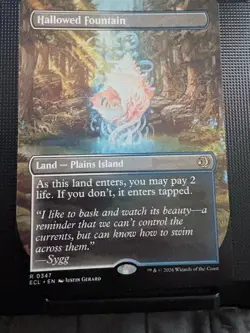 Hallowed Fountain (Borderless) Lorwyn Eclipsed Regular - Image 1