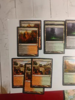 Lot Of 9 Rare Temple Lands mtg, Temple Of Abandon, Plenty, Malady, Malice - Image 3