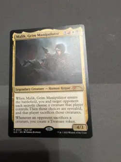 MTG Malik, Grim Manipulator [Secret Lair: Universes Within] - Image 1