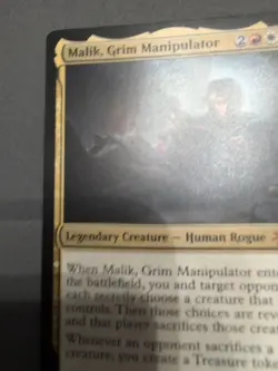 MTG Malik, Grim Manipulator [Secret Lair: Universes Within] - Image 4
